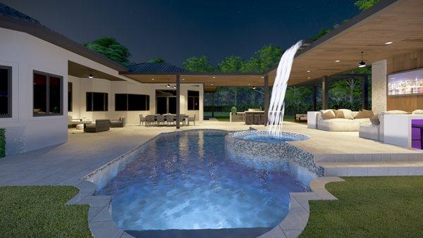 Great back yards expand your living quarters outside walls. They can be a great addition!