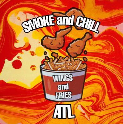 SmokeAndChillAtlWings&Fries logo