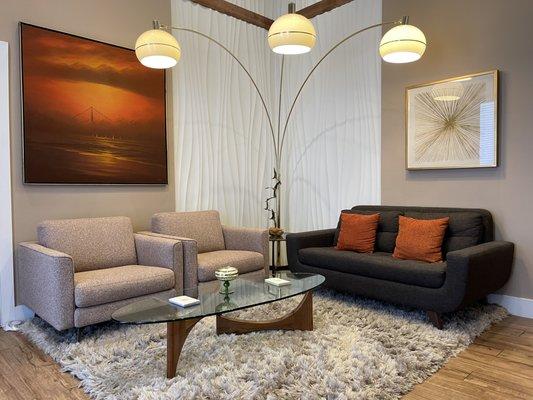 Our reception room, Welcome.