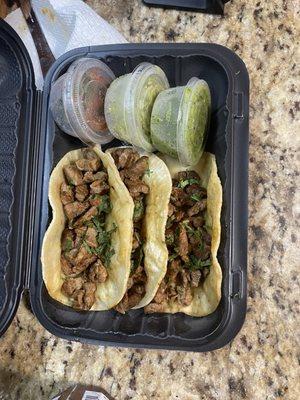 Steak tacos order (3)