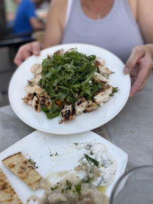 Arugula Salad w chicken