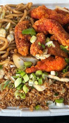 Chicken Chow Mein, Chicken Fried Rice and Dry Fried Ribs...