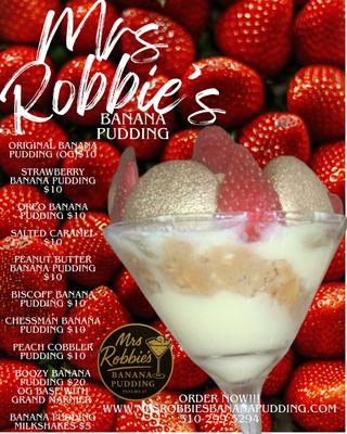 Mrs Robbie's Banana Pudding