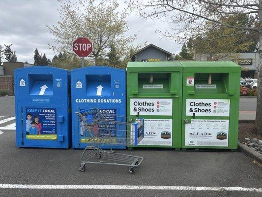 Clothing Donations - Blue Bins