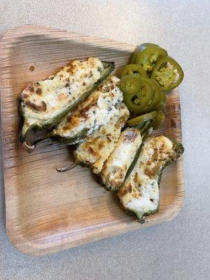 Jalapeño poppers SPICY  (not fried ) - Must try