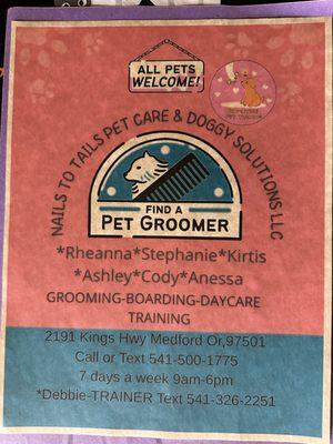 Nails to Tails Pet Care