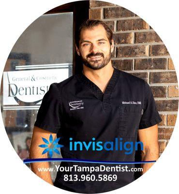 Your Tampa Invisalign Dentist - Dr. Michael Diez. Call today to get a consultation to see if Invisalign is right for you :)