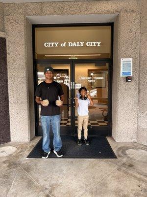 Bojo (Cassava cake) and Plantain Mocha