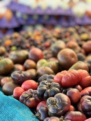 Fresh heirloom tomatoes