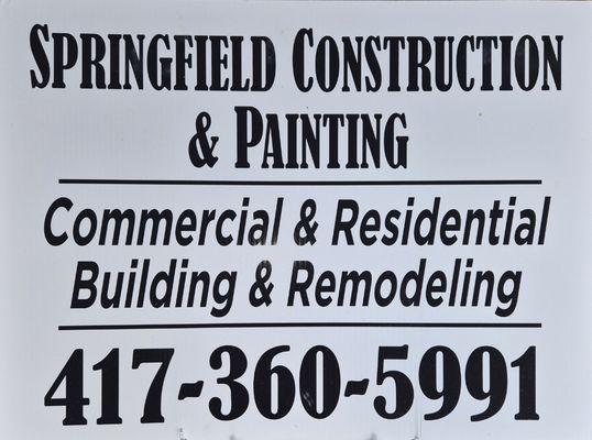 Springfield Construction and Painting