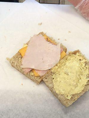 Three thin slices of meat policy