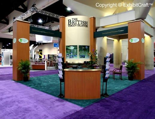 NJ Trade Show Display - ExhibitCraft, Government Industry Exhibit - British Virgin Islands