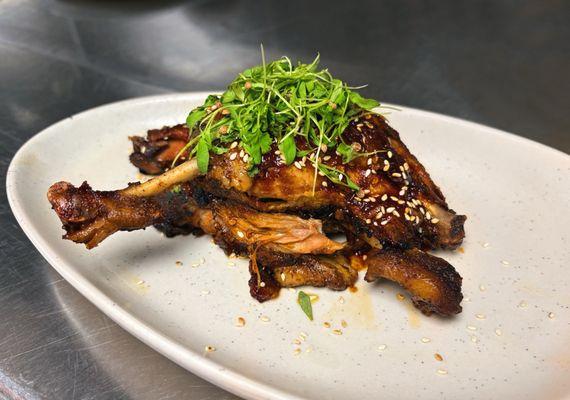 Confit duck wings