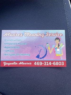 Alvarez cleaning service