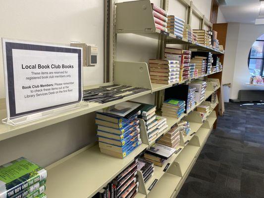 Book club member section