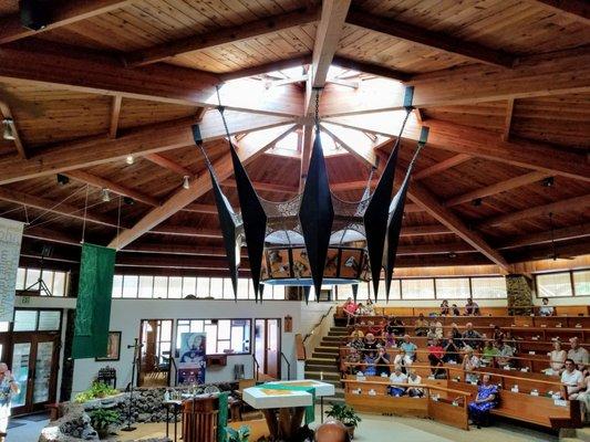 Inside Ascension Mission Catholic Church in Puako