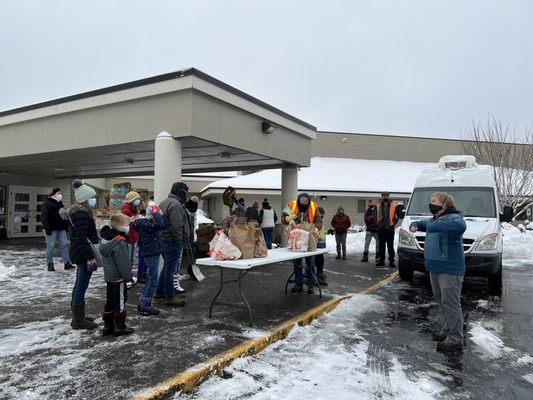 Serving the community rain or shine or snow!