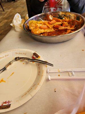 The aftermath. I think he did good.