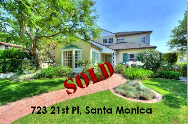 723 21st Pl., Santa Monica Gillette Regent Square Street. $165,000 over List