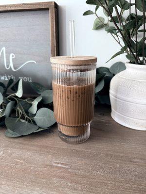 Iced Toffee Nut Latte