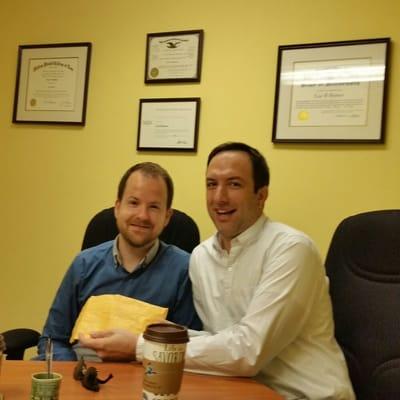 Home buyers at the closing table!