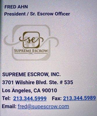 Supreme Escrow