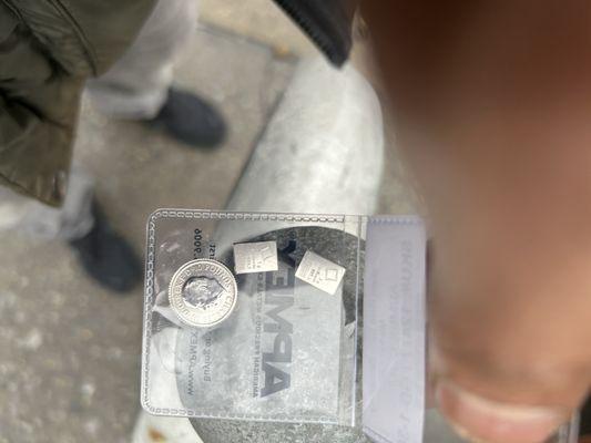 They made pay for the fake metal's .