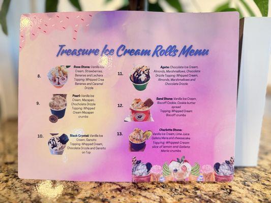 Treasure Ice Cream Rolls