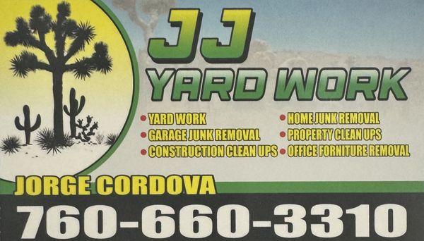 JJ yard work and more