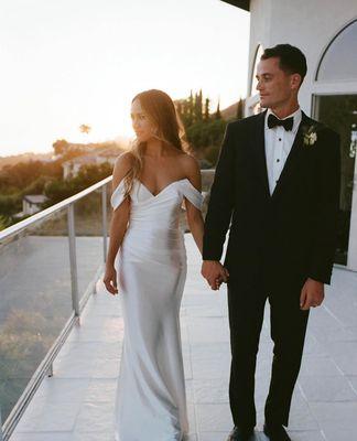 Our beautiful client is glowing from head to toe So honored to give her that perfect wedding day tan!