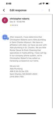 Able Plumbing & Drain Cleaing