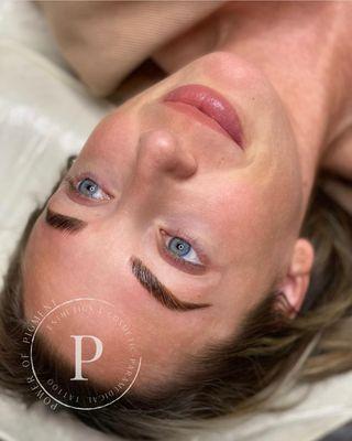 Brow Lamination + Hybrid Stain