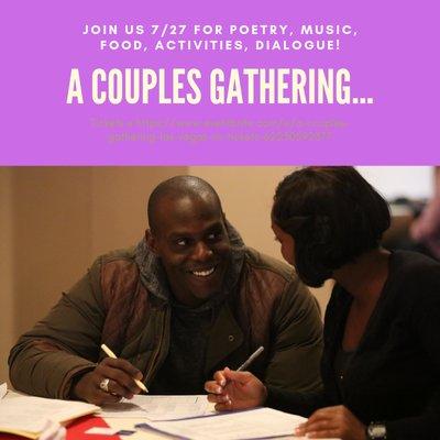 Join Myers Life Coaching for a night of fun...A Couples Gathering 7/27/19!