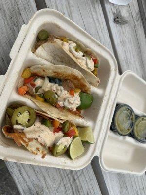 3 veggie taco