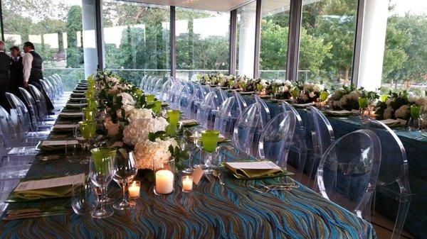 Private party at the embassy.