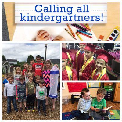 1/2 Day Kindergarten offered here at Smart Start ELC