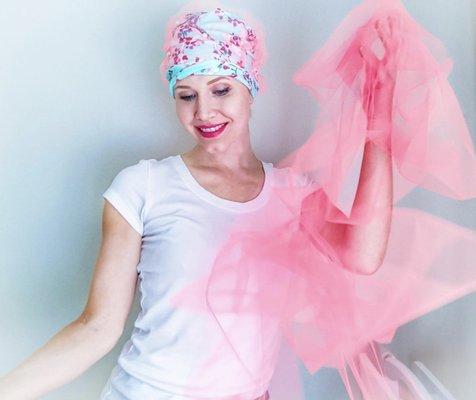 Chic turbans and beanies add a splash of fun and comfort. Chemo is tough but your tougher! Rock your inner diva!
