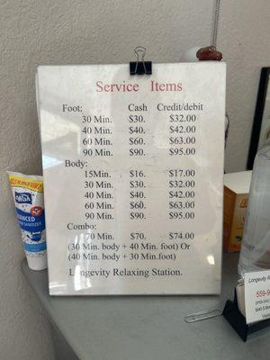 Longevity Relaxing Station