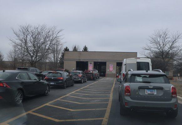 Longest line ever for me today, Wed 3-22-2023, but still all done in only 13 minutes.