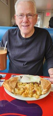 Took Dad out to breakfast for completing 45 days straight chemo/radiation. 1-3-23
