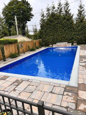 Finished product! Pool and Patio by Blue Wave Pools