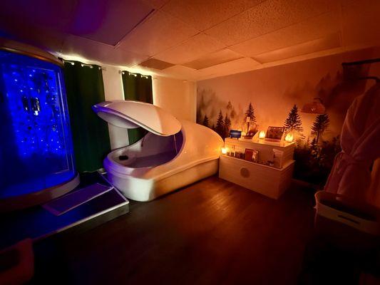 Sensory deprivation float tank