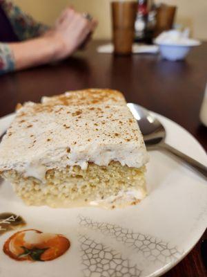 Tres leches cake.