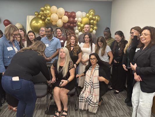 Brenda's retirement party!