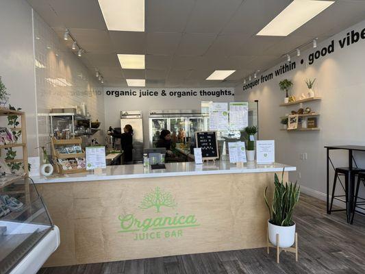 Inside store very clean