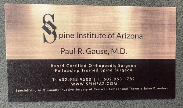 Spine Institute of Arizona