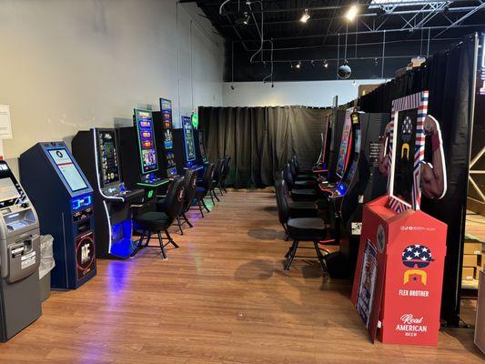 Their new private gaming area is much sought after!