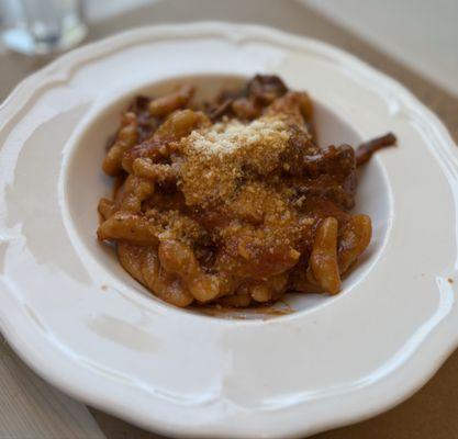Cavatelli al sugo di carne (lunch special)