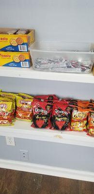 Chips and Snacks at Hot Dogs and More