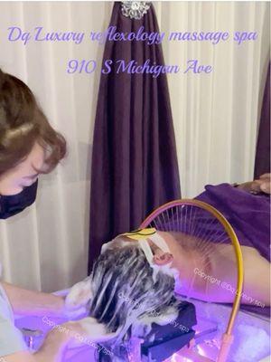 Viral scalp treatment at DQ Luxury spa
